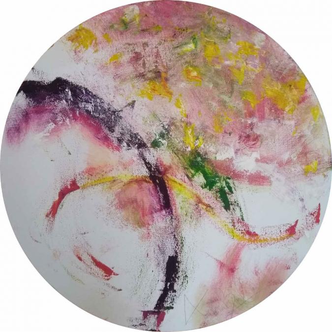 Annabel circle painting