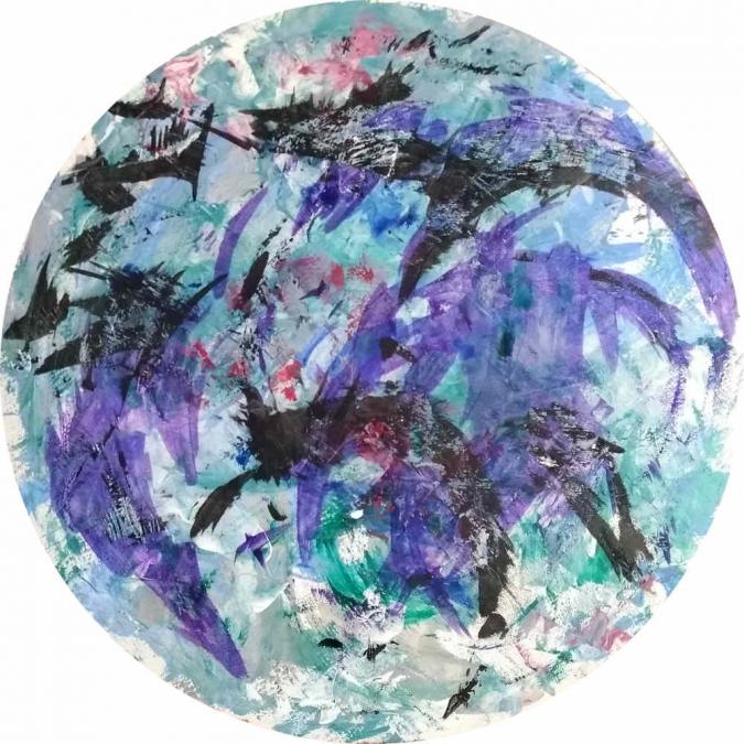 Annabel circle painting